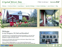 Tablet Screenshot of crystalriver-inn.com